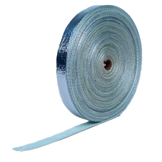 cinta de fibra de vidrio de papel de aluminio, cinta de manga de fuego